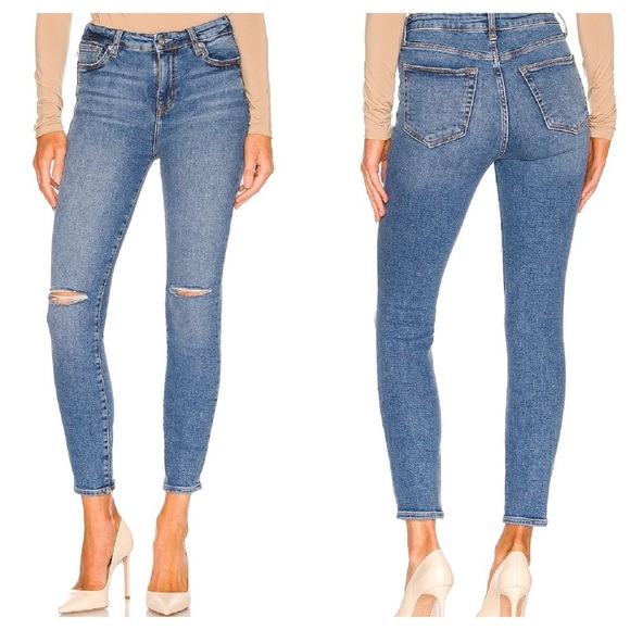 Lovers + Friends Denim - Lovers + Friends Ricky Low Rise Skinny Jeans Ripped In Marabella Size 27